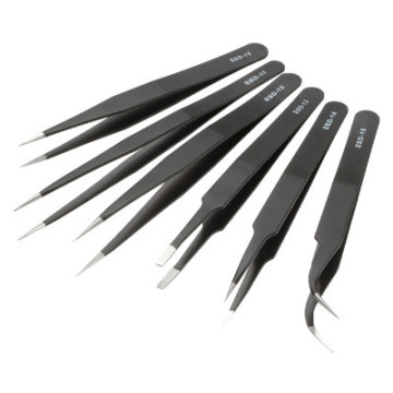 Tweezers 6pcs-set; ESD10; ESD11; ESD12; ESD13; ESD14; ESD15